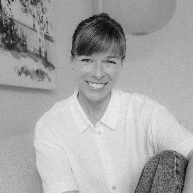Franziska Teichert, Portrait in Schwarzweiß